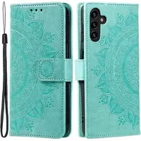 Mtp Products Samsung Galaxy A54 5G Mandala Series Lommebok-deksel - Grønn