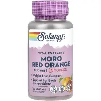 Solaray Morosil Moro Red Orange 400mg Kapsler 30 Enheter