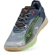 Puma Accelerate NITRO SQD 4 FOREVER.BETTER. Handball Shoes Unisex, Shoes, Vapor Gray/Inky Blue/Black, 47