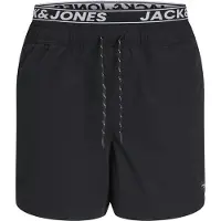 Jack & jones Maui Badeshorts Regular Fit Svart (140 / 10 år)