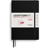 Leuchtturm Weekly Planner & Notebook 2026 A5 Black Leuchtturm1917