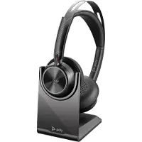 HP Poly Voyager Focus 2-M - Hodesett - on-ear - Bluetooth - trådløs - aktiv støydemping - USB-C via Bluetooth-adapter - svart - Certified for Microsoft Teams