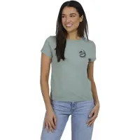 Salty Crew Fishin Yang Modern Kortarmet T-skjorte