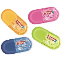 TESA ecoLogo MINI - Retterulle - 5 mm x 6 m - plastikk - tilgjengelig i ulike farger