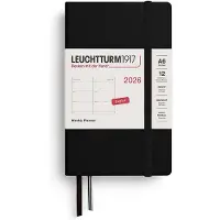 Leuchtturm Weekly Planner 2026 A6 Black Leuchtturm1917