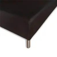 By Night stretchlaken 140x210 cm - Sort - 100% bomull - formsydd laken til madrass