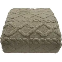 Nordstrand Vektteppe - 130x170 cm - 3 kg - Mykt og fløyelsmykt - Sandfarget vektteppe fra