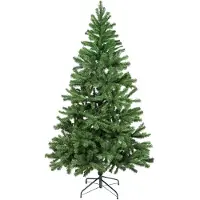 Home-tex Kunstig juletre - Høyde 180 cm - Vakkert og grønt juletre - Med metallfot