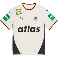 Puma German Handball Federation 2026 Home Jersey Youth, Shop, Warm White/Flat Dark Gray, 11-12Y