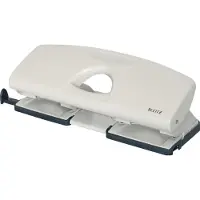 Leitz - Hullstanser - 25 ark / 2.5 mm - 4 hull - stål - grå