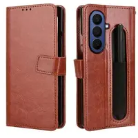 Mtp Products Samsung Galaxy Z Fold7 Lommebokveske med Stativ - Brun