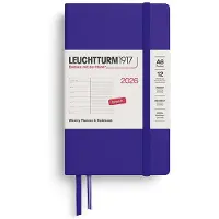 Leuchtturm Weekly Planner & Notebook 2026 A6 Ink Leuchtturm1917