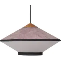 Forestier hengelampe Cymbal S, rosa, Ø 50 cm, E27