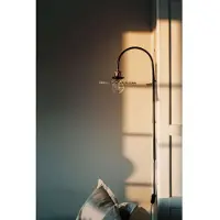 Globen Lighting vegglampe COBBLER, klar, høyde 75 cm