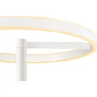 SLV LED-gulvlampe One Straight, hvit, 2700/3000 K