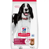 Hill's Pet Nutrition Adult 1-6 Medium Lam & Ris - 18 kg