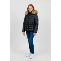 Blauer unisex for kids. 25WBLGC02389 Ivory Coat black (12años= 152cm), Casual, Nylon, children's fashion