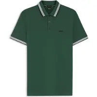BOSS for man. 50469055 Dark green Paddy polo (L), Casual, Cotton, Short sleeve