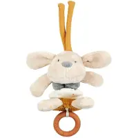 Nattou Aktivitetsleker - Vibrerende hund Charlie - 20 cm - Beige - - OneSize - Aktivitetsleker