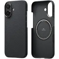 Pitaka Ultra-Slim Case - Black/Grey - iPhone 17