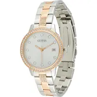 GUESS Gw0725l2 34 Mm 3 Atm Quartz Analogical Dameklokke