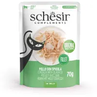 Schesir Sparepakke Complements Filet i gelé 24 x 70 g - Kylling med havabbor