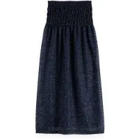 Scotch & Soda Lurex Smocked Skjørt