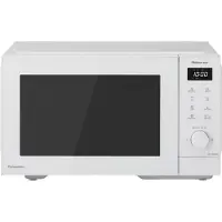 Panasonic NN-GD34QWEPG, Benkeplate, Grill mikrobølge, 23 l, 1000 W, Innebygd skjerm, Knapper, Rotasjon