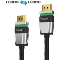 PureLink Ultimate ULS1000 - HDMI-kabel med Ethernet - HDMI hann til HDMI hann - 2 m - trippel beskyttelse - svart - rund, 4K-støtte