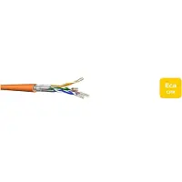 Draka installasjonskabel UC900 HS23, Cat 7, S/FTP, PiMF, oransje, 50 m ring