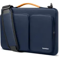 Tomtoc Defender-A42 laptopveske (mørkeblå)