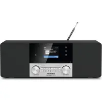 Technisat DigitRadio 3 VOICE - Lydsystem - 2 x 10 watt - svart, sølv
