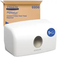 Usorteret Lorika Folded paper towel dispenser AQUARIUS, baltas, plastikas