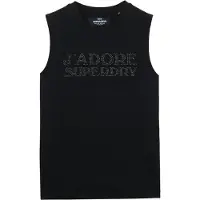 Superdry Sport Luxe Fitted Ermeløs T-skjorte