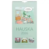 Burde Perhekalenteri 2026 Hauska paperitaskulla 220x430 mm Burde