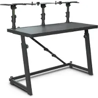 Gravity FDJT01 DJ Desk with Speaker and Laptop Trays