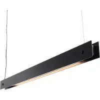 Frandsen Hengelampe Bridge, svart, opp/ned, 150 cm, G13