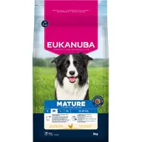 Eukanuba Premium Nutrition Mature Medium Breed Kylling - Sparepakke: 2 x 3 kg