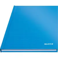 Leitz Solid - Notisbok - A5 (148 x 210 mm) - 80 ark / 160 sider - rutet - lyseblå - plast