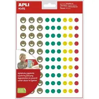 APLI Happy Face Mini 1080 Klistremerker 5 Enheter