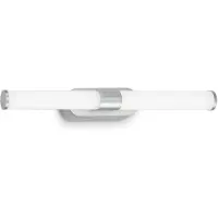Briloner LED-vegglampe Runt IP44 direkte 4 000 K krom matt