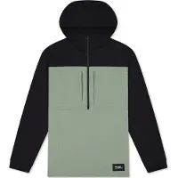 Mons Royale Offgrid Merino Fleece 1/2 Zip, Genser, Herre, Willow / Black