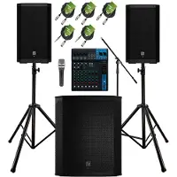 Electro-Voice ZLX-12P G2 Complete PA System Bundle