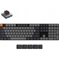 Keychron K5 QMK mekanisk tastatur, kablet og trådløst, QWERTY, svart