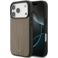 Mercedes The Move MagSafe-etui i lær for iPhone 17 Pro Max - Beige