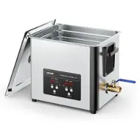 Vevor 10L ultralydrenser, profesjonell ultralydrenser med rengjøringskurv og digitalt display, 180W rustfritt stål 40kHz rengjøringsmaskin for klokker, barberhøvler, smykker, mynter og mer