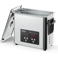 Vevor 6L ultralydrenser, profesjonell ultralydrenser med rengjøringskurv og digitalt display, 120W rustfritt stål 40kHz rengjøringsmaskin for klokker, barberhøvler, smykker, mynter og mer