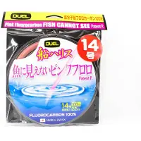 Duel Fish Cannot See Pink 100 M Fluorokarbon