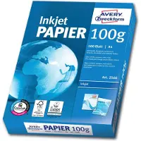 Avery Inkjet, laser & kopipapir - hvid - A4 (210 x 297 mm) - 100 g/m² - (500 ark)