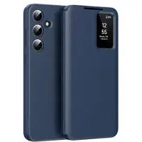 Mtp Products Samsung Galaxy A16 Smart Clear View Flip-etui med kortspor - Safir